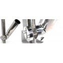 ELETTRODATA - Portacanna da pulpito in acciaio inox 316 per tubi da mm. 25 a 30