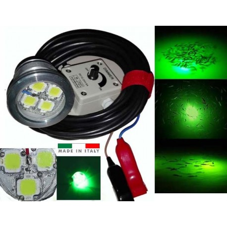 Lampada per calamari-led (3x10W) lm.2400 Verde