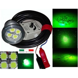 Lampada per calamari-led Verde (4x10W) lm.3200